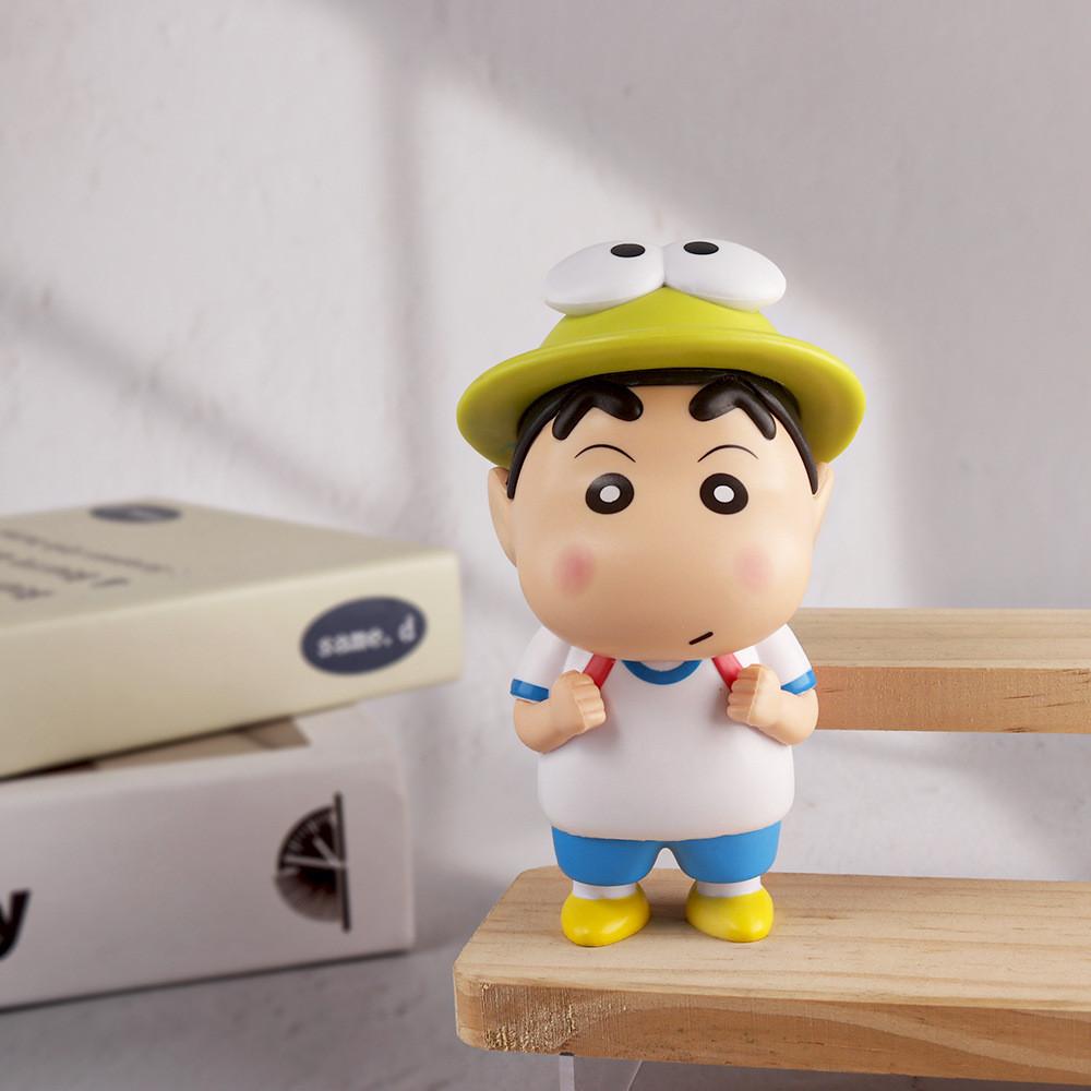 Adorable 18cm Crayon Shin Chan Frog Figure Perfect For Home Dcor Birthday Gifts