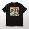 XXXG-01 Gundam Heavyarms In the Great Wave Off Kanagawa Anime Graphic Art Tee