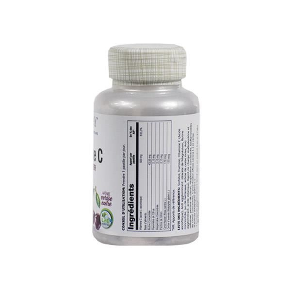 Solaray Vitamine C 500mg 30 pastilles à croquer