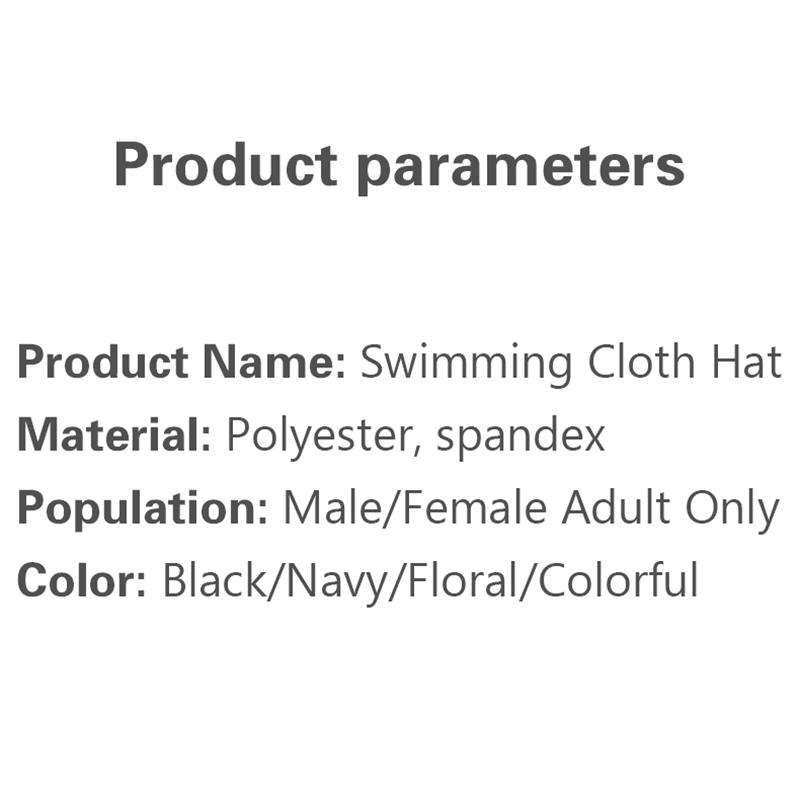 Men Nylon Cloth Swim Cap Protect Ears Long Hair Sports Swim Pool Hat Swimming Cap For Men & Women Adults