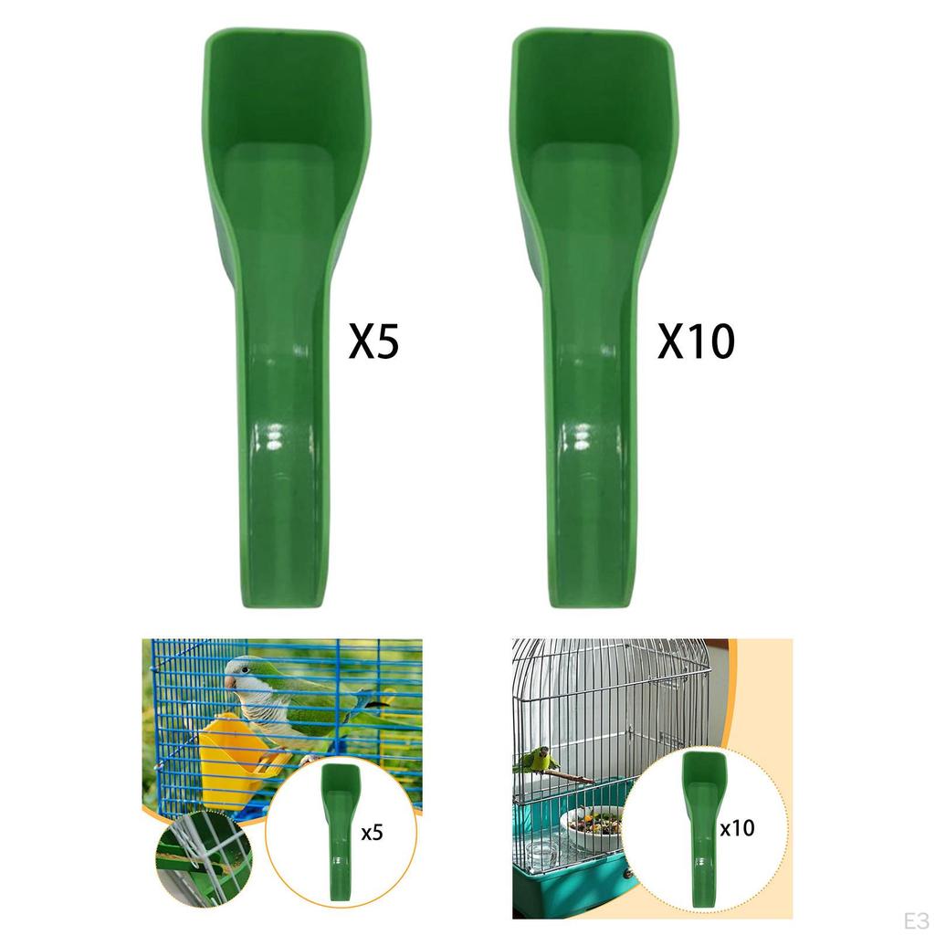 Bird Feeder Spoons Parrot Feeding Hand Tools Watering Supplies for Garden Cockatiel Hamster