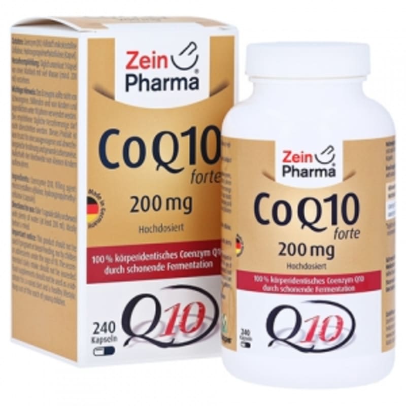 

Zein Pharma Coenzyme Q10 Forte 200 mg 240 Capsules