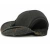 HT4839 Mens Berets Striped Artist Painter Wool Beret Hats Ivy Flat Cap Women Thick Warm Autumn Winter Hat Male Female Beret Caps