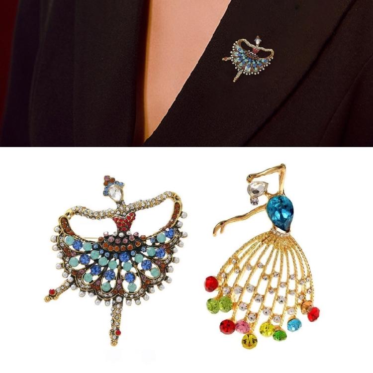 Ballet Art Metal Brooch Pin Elegant Dance Jewelry Accessory For Daily Wear Gift For Dance Enthusiasts
