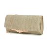 Women's Handbag, Dinner Bag, Clutch Bag, Pleated Metal Cap, Wedding Evening Dress Bag