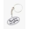 RECLOW OVAL LOGO ACRYLIC KEYRING CLEAR