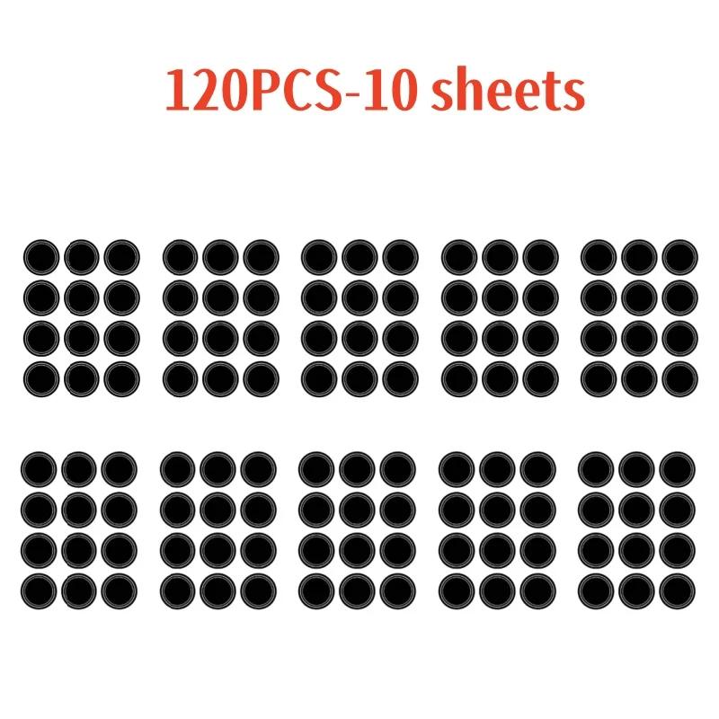 120pcs Round Shape Label Stickers Mason Jars Spice Bottle Pantry Food Storage Stickers Waterproof Reusable Blackboard Stickers