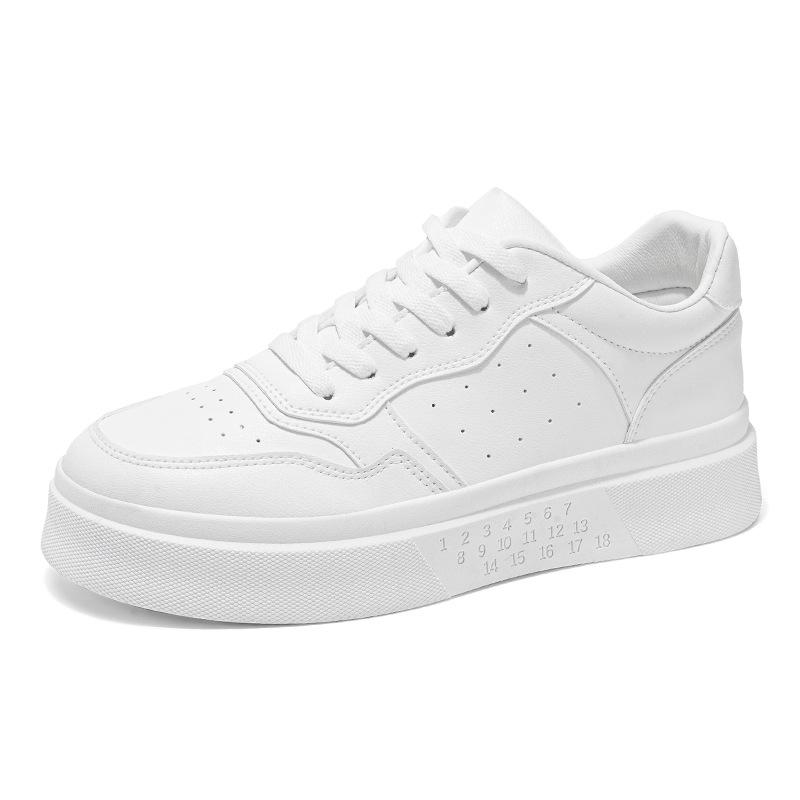 Autumn men's shoes new breathable little white shoes boys trend versatile platform sports shoes casual board shoes trendy shoes