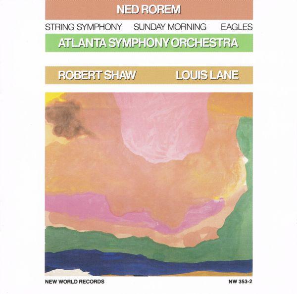 

CD NED ROREM, ATLANTA SYMPHONY ORCHEST - String Symphony / Sunday Morning / NW3532 New World Recor US Classical Used