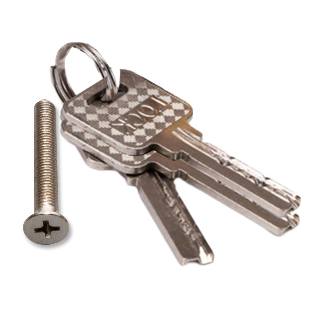 3 Keys Supplied Indoor Door Lock Wooden Door Lock Lock Cylinder 6-Pin Cylinders