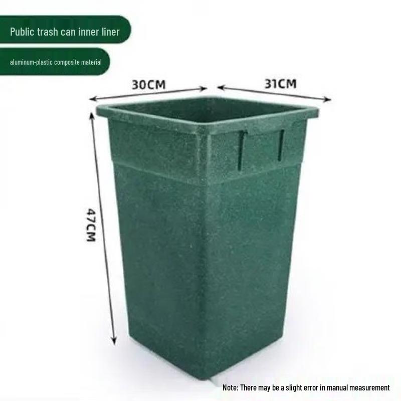 Square Plastic Multi-Zone Trash Can Liner