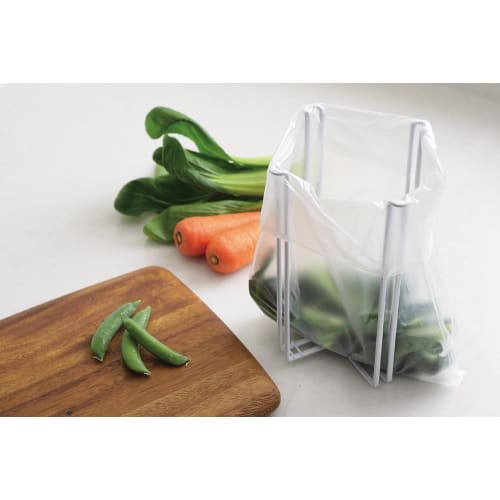 Pearl Metal Kitchen Rack, White, Large, Eco Stand, Skit, HB-3595