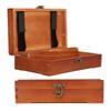 1PCS Lockable Closure Pencil Storage Case Hinged Lid Design Jewelry Organizer Box  Home Decoration