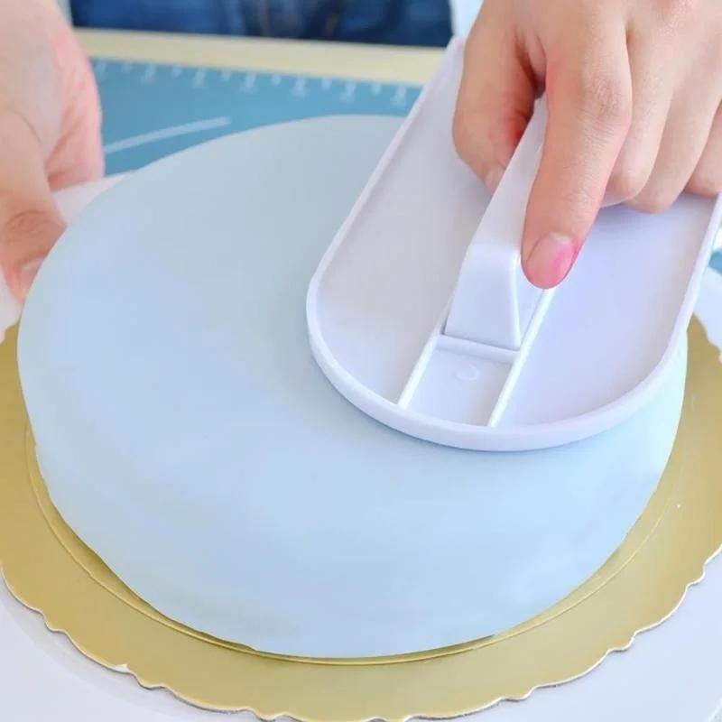 1pc Soft Plastic Cake Tools Cake Decorating Smoother Polisher Fondant Spatulas DIY Cake Baking Tools