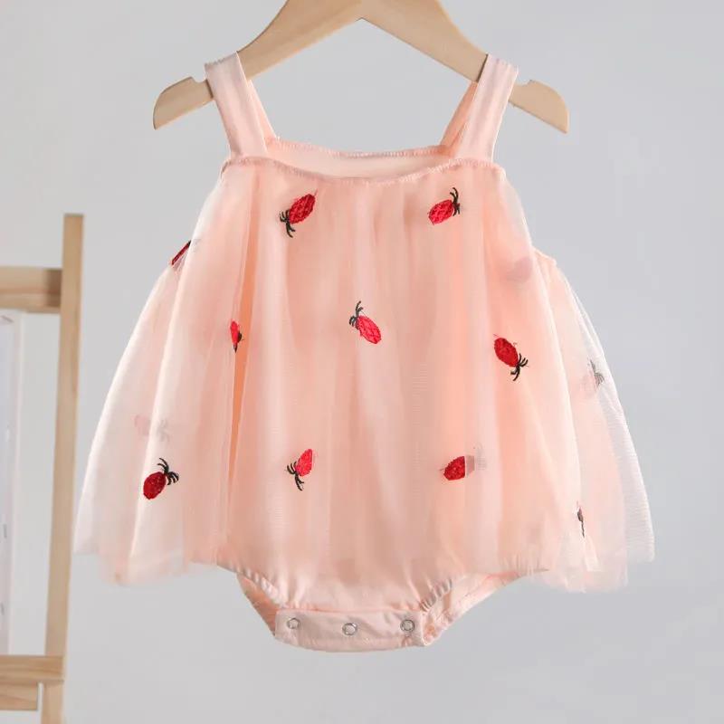 Toddler Baby Lace Ruffle Vest Solid Jumpsuit Princess Clothes Sleeveless Cotton Baby Outfits Summer Baby Romper