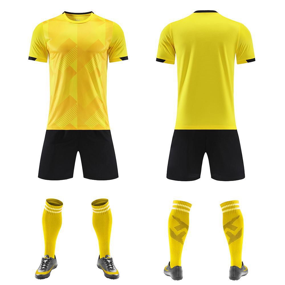 Custom Quick-Dry Football Kits: Heat Transfer Printed Team Jerseys & T-Shirts