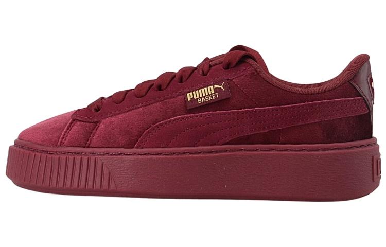 PUMA Platform Velvet Purple Low Top Sneakers Purple Women s 373935-04 35.5