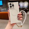 Oil injection right angle anti-drop magnetic mobile phone case is suitable for Apple 16PRO advanced sense 15 fine hole protective cover lanyard