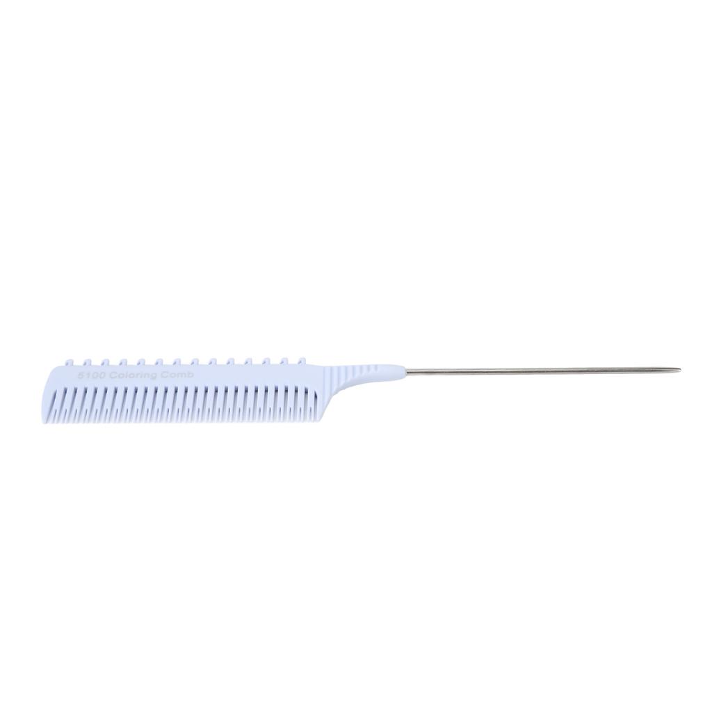Highlighting Clip Comb Teasing Foiling Salon Straightening Hair Clip Styling Weaving Rat Tail Parting Combs for Unisex