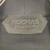 ROCHAS Black cotton high gauge knit top cardigan 0401528 tops 9 blackUsed