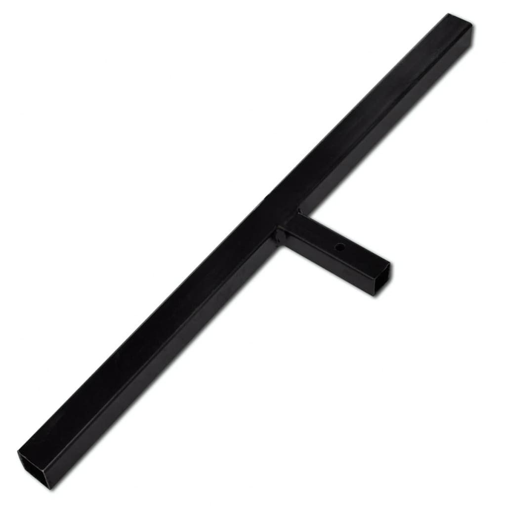 Vidaxl Handheld Auger, 100 Mm, Double Helix, Steel, Black