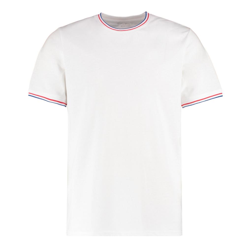 Kustom Kit Mens Tipped Fashion T-Shirt