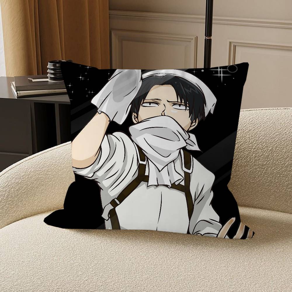Levi Ackerman Kissenbezug für Schlafzimmer und Wohnzimmer Sofa Dekokissenbezug
