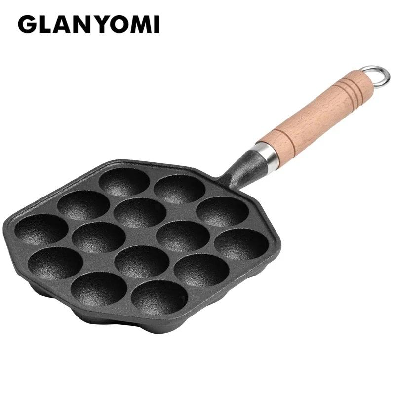 12/14 Cavities Takoyaki Pan Takoyaki Maker Octopus Small Balls Baking Pan Home Cooking Tools Kitchenware Supplies