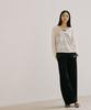 Diale Choir Linen V-Neck Knit - Ivory
