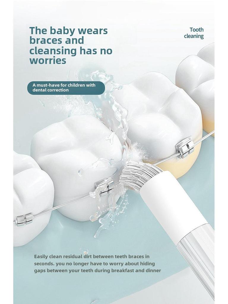 Tragbarer Mini-Elektrischer Munddusche für Kinder – Haushaltliches Mundpflegegerät