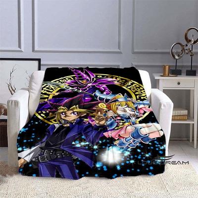 Yu-Gi-Oh! Anime & Kreslená deka — Ideální pro domov, ložnici, pohovku, kancelář, turistiku a zdřímnutí; Perfektní vánoční dárek