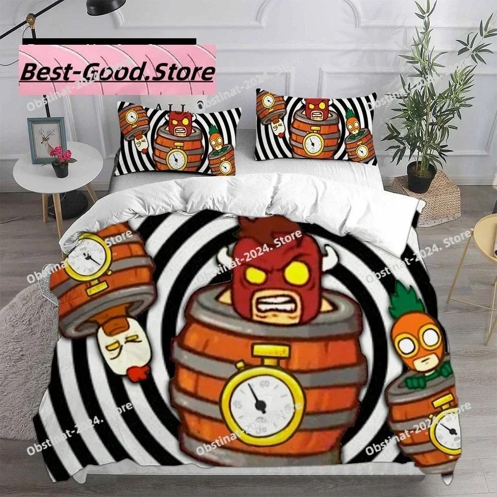 Game Burrito Bison Bedding Sets Quilt Bed Cover Comforter Duvet Cover Pillow Case 3 Pieces Sets Kids Adult Bedroom Decoration