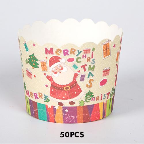 50Pcs/Lot Grease-proof Baking Cups Muffin Cake Cupcake Liners Wrappers Cases for Wedding Party Birthday Bakeware