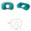 Press-inflatable U-shaped Pillow, Neck Support Pillow, Travel Essential, Neck Foldable, Portable Flocked-blow Travel Pillow, U-shaped Pillow