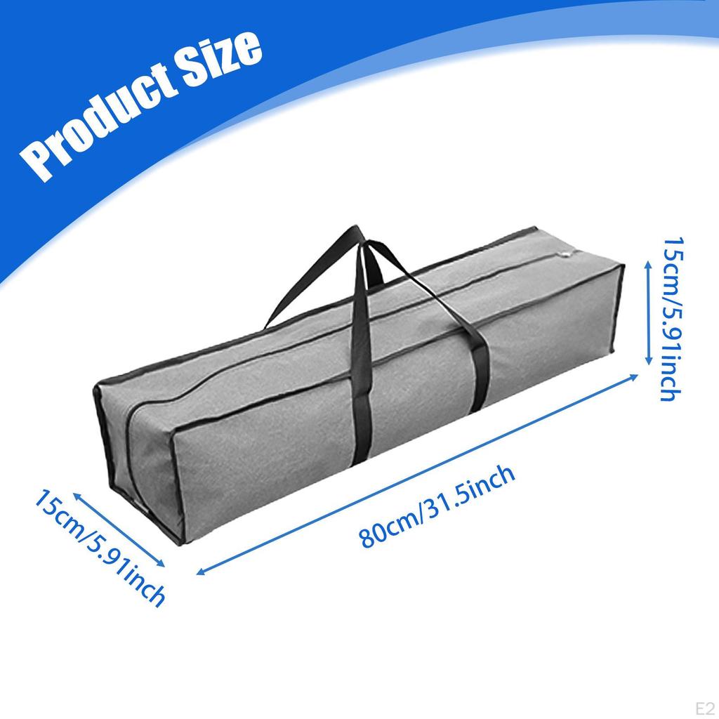 Camping Equipment Storage Bag Tent 31.5x5.9x5.9 Inch Heavy Duty Carrying Zippered Duffel