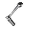 D's Strano Shift Pedal, Change Pedal, Shift Lever, Universal Foldable, Custom Dress-Up for Motorcycles (Silver)
