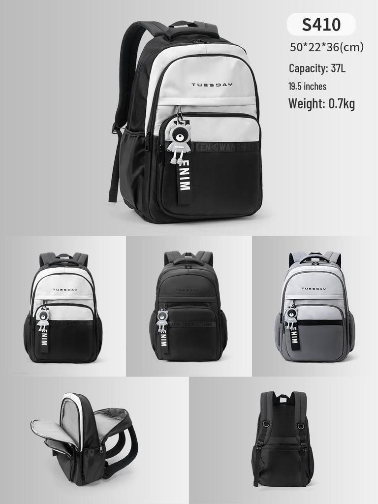 Spacious Backpack for Students of All Ages - Perfect for Elementary, Middle, and High School, Great for Class and Commuting
