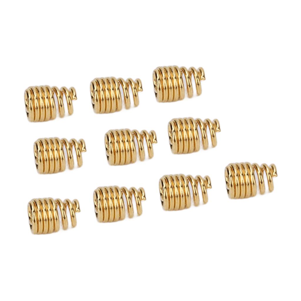 10pcs Hearing Aid Spring Earwax Blocking Prevention Spring Accessory for ITE ITC CIC Hearing Aid Tube