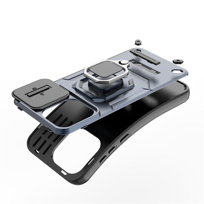 For OnePlus 13T Case Slide Camera Len Cases OnePlus 13T 13s Cover Funda Shockproof Armor PC Stand Phone Cover For OnePlus 13T