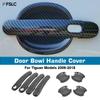 Car Decoration Door Bowl Handle Cover For Tiguan Models 2009-2018 Carbon Fiber Cars Accessories Exterior Styling