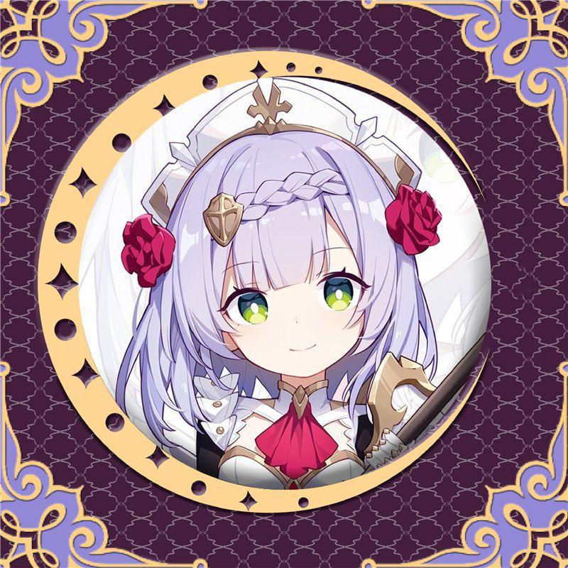 Captivating Fashion Jewelry Badge Featuring Cartoon Animation Brooch From Genshin Impact