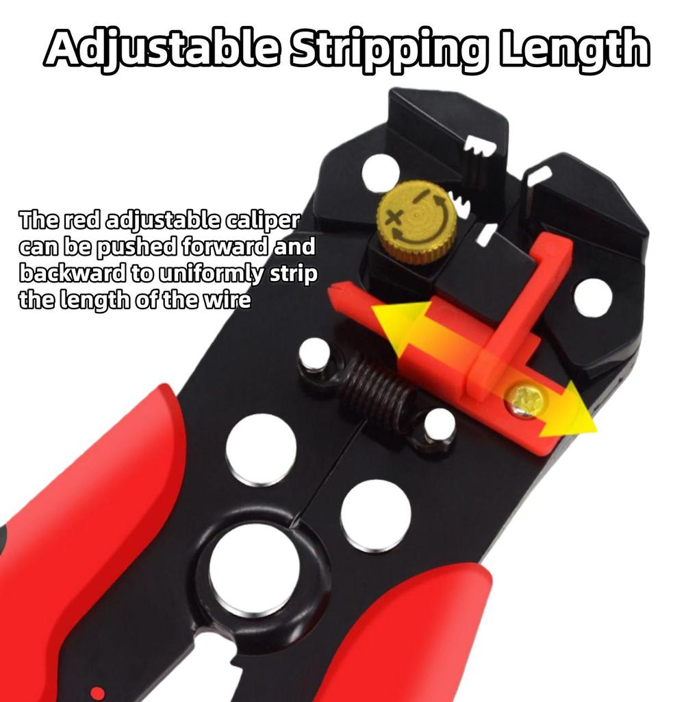 Multi-Function Wire Stripper Non-Slip Crimping Cutting Electrician's Tools
