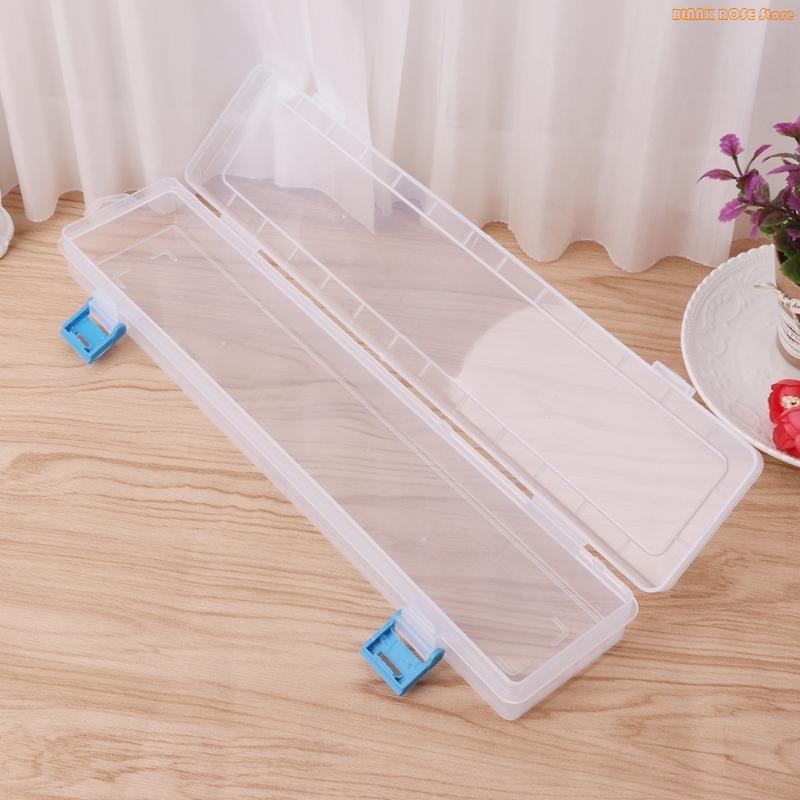 K1AE Paint Brush Storage Box Watercolour Brush Container Paint Brush Case Paint Brush Box
