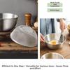Mesh Fruit Vegetable Washing Bowl Double Layer Vegetable Fruit Strainer  Household