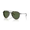 Dark Green Pilot Men S SunglaSSeS Ea2163 300171 56
