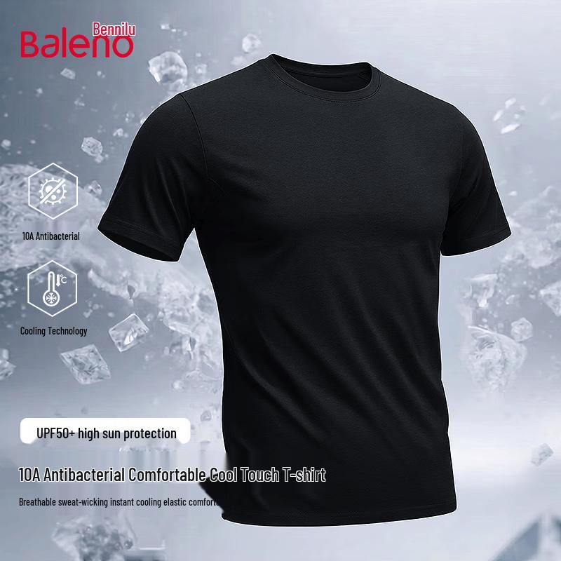 Baleno Men s Solid Color Short Sleeve T-Shirt M