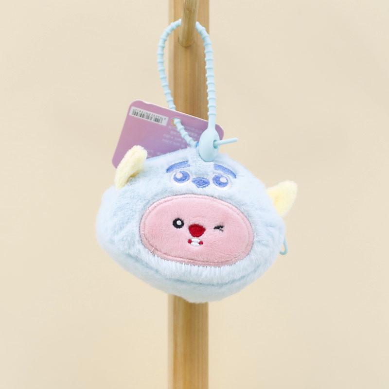  Porte-clés Pingouin en Peluche Adorable Charm de Sac en Peluche Mignon Animal en Peluche Doux Lapin