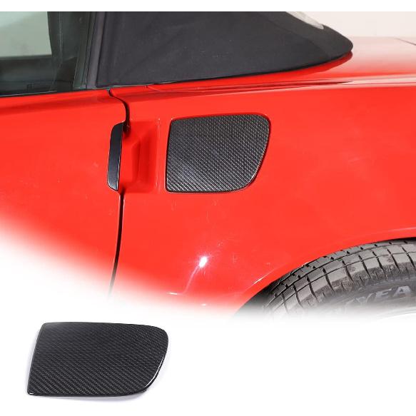 100% Real Carbon Fiber Car Door Gas Cap Fuel Tank Cover Trim For Chevrolet Corvette C6 2005-2013 Car Fuel Tank Oil Gas Cap decor Cover Trim Exterior
