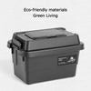 Tragbare Outdoor-Aufbewahrungsbox 1,1L Staubdicht Taschentuch-Aufbewahrungsbox Feuchtigkeitsbeständig für Camping, Wandern, Reisen