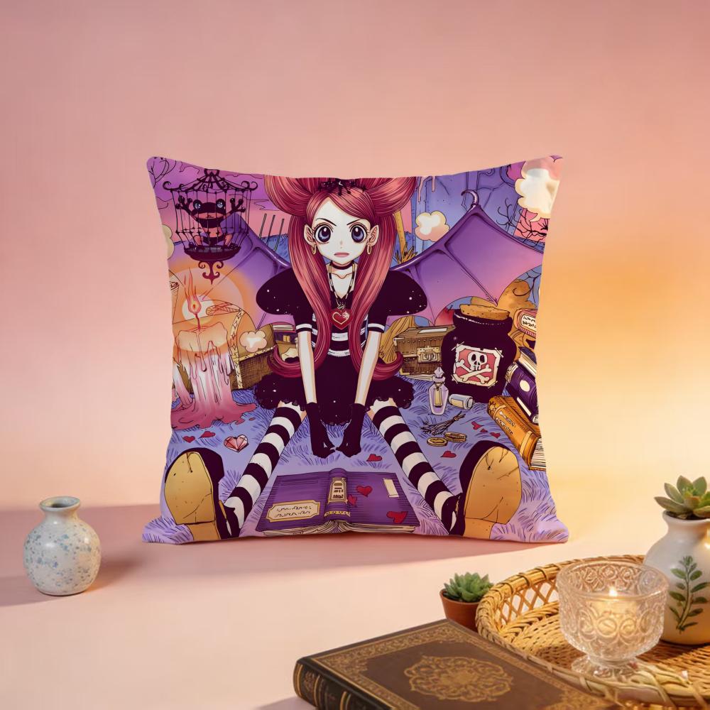 Fashion SSugar Sugar Runeable Cushion Cover Premium SkinFriendly Pillow Case MultiPurpose for Home Office Travel